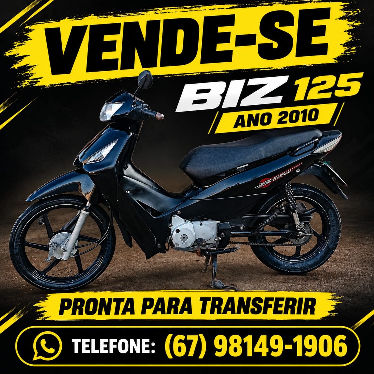 Honda Biz 125 2010 para transferir — foto 1