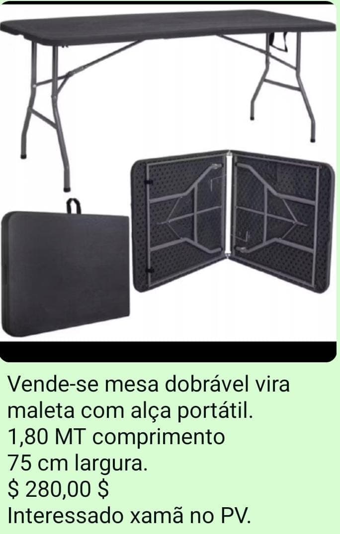Mesa que vira maleta por R$ 280 — foto 1