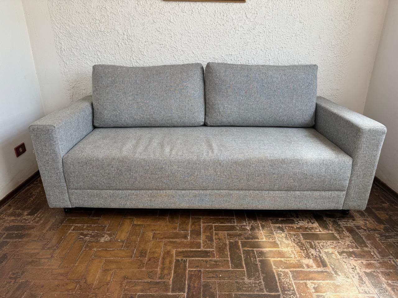 Sofá Tok&Stok 3 lugares cinza - Impecável